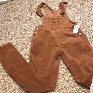 Brown overalls
